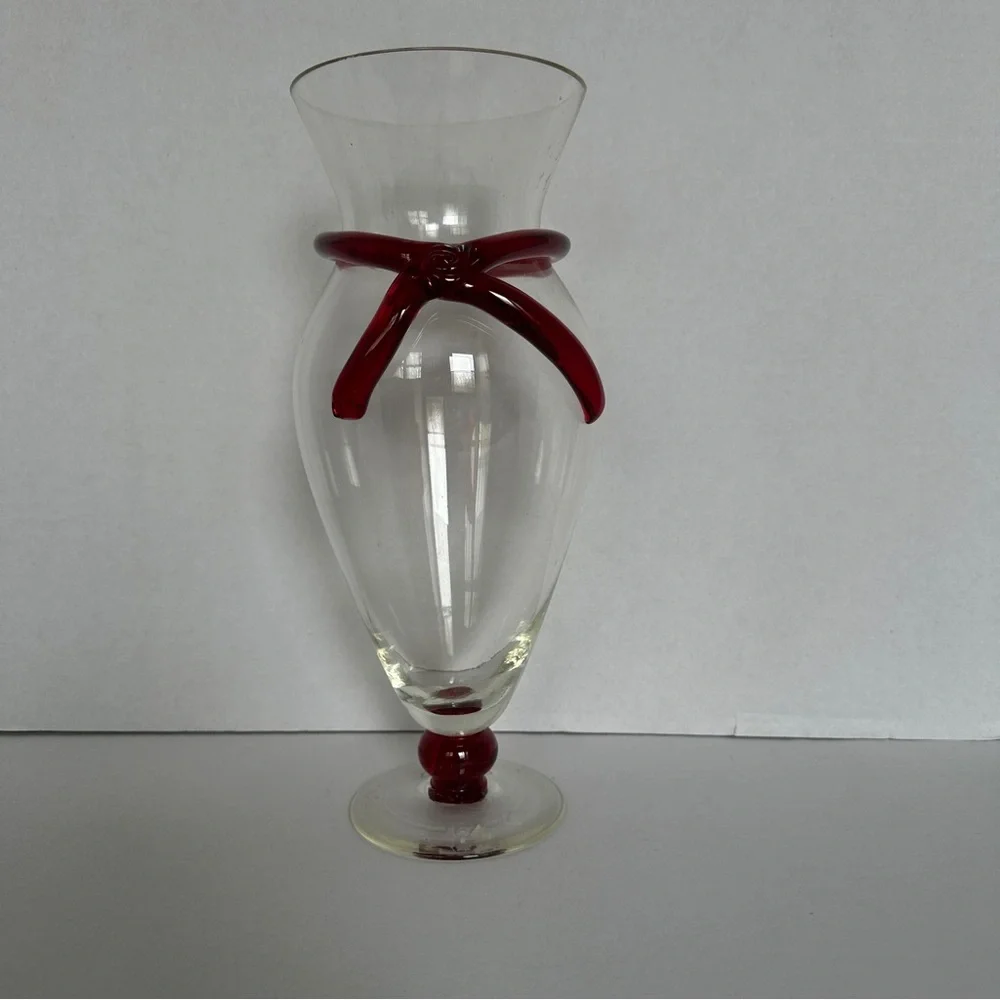 Elegant Collectible Vintage Cobalt  Hand Blown Art Glass 11